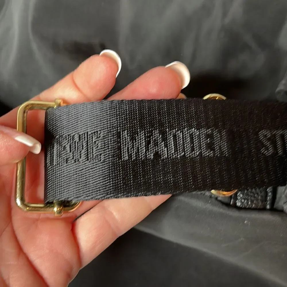 Steve Madden Brue Black Tote Bag.